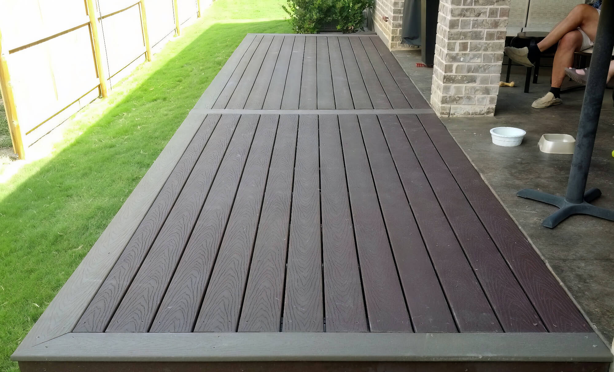 Photo Composite Decking Installed